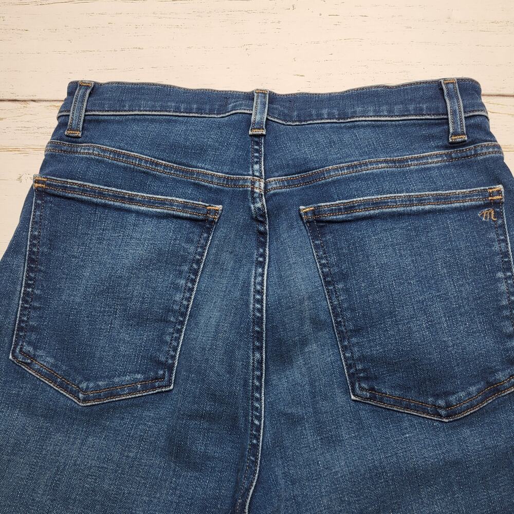 Madewell Super Stretch Flare Jeans Medium Carville Wash Retro High Rise 28 - Picture 6 of 12